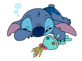 Animated Stitch (Rowdy) sticker #10116837