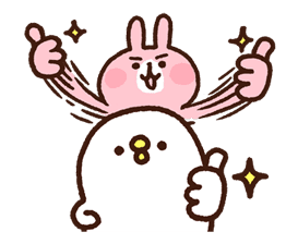 Kanahei's Piske & Usagi Come to Life! sticker #10346249