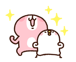 Kanahei's Piske & Usagi Come to Life! sticker #10346251
