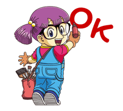 Dr.Slump -Arale- Animated Stickers sticker #10346357