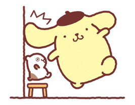 Animated Pompompurin sticker #10551353