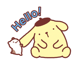 Animated Pompompurin sticker #10551355