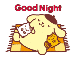 Animated Pompompurin sticker #10551359