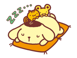 Animated Pompompurin sticker #10551362