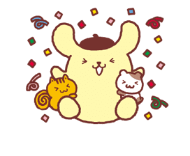 Animated Pompompurin sticker #10551367