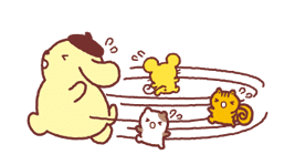 Animated Pompompurin sticker #10551371