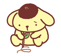 Animated Pompompurin sticker #10551375