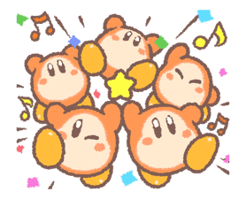 Kirby's Puffball Sticker Set sticker #11088080