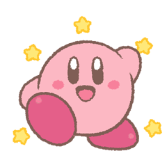 Kirby's Puffball Sticker Set