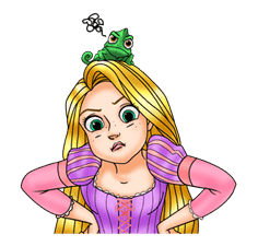 Tangled – Animated sticker #10980375