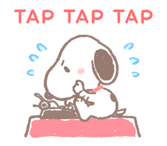 Lovely Snoopy sticker #11307538