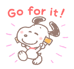 Lovely Snoopy sticker #11307550