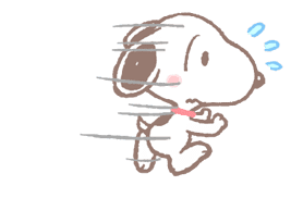 Lovely Snoopy sticker #11307551