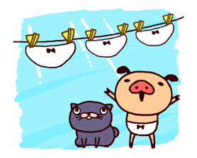 Panpaka Pants: Summer Dance sticker #11389568