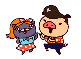 Panpaka Pants: Summer Dance sticker #11389570