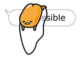 gudetama Pop-up Stickers sticker #12518986