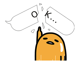 gudetama Pop-up Stickers sticker #12518987
