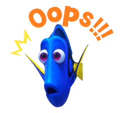 Finding Dory Stickers sticker #12233109