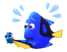 Finding Dory Stickers sticker #12233130