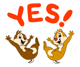 Chip 'n' Dale Pop-Up Stickers sticker #12519069