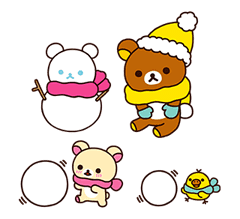 Rilakkuma Winter Holiday Pop-Ups sticker #14227160