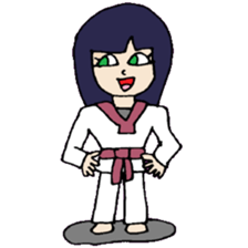 KM19 Taekwondo princess sticker #8019284