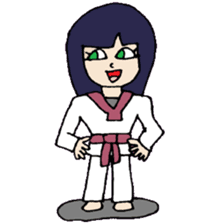 KM19 Taekwondo princess sticker #8019284