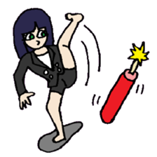 KM19 Taekwondo princess sticker #8019296