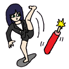 KM19 Taekwondo princess sticker #8019296