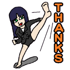 KM19 Taekwondo princess sticker #8019299