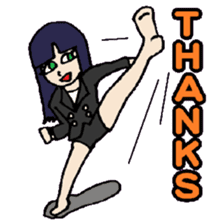 KM19 Taekwondo princess sticker #8019299