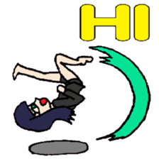 KM19 Taekwondo princess sticker #8019301