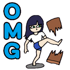 KM19 Taekwondo princess sticker #8019304