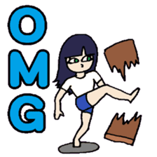 KM19 Taekwondo princess sticker #8019304