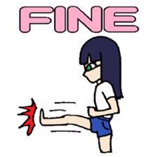 KM19 Taekwondo princess sticker #8019307