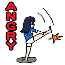 KM19 Taekwondo princess sticker #8019315