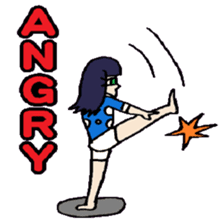 KM19 Taekwondo princess sticker #8019315