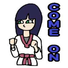 KM19 Taekwondo princess sticker #8019319