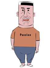 Man of Passion sticker #2028