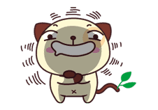 Panda Dog sticker #2591