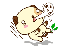 Panda Dog sticker #2592