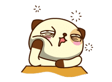 Panda Dog sticker #2594