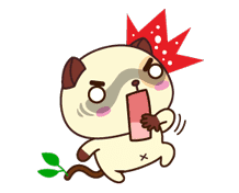 Panda Dog sticker #2596