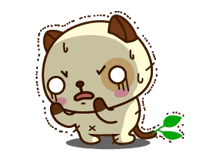 Panda Dog sticker #2597