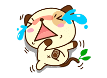 Panda Dog sticker #2603