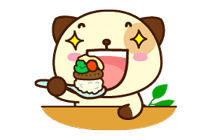 Panda Dog sticker #2605