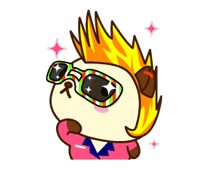 Panda Dog sticker #2609