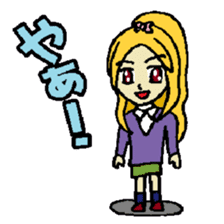 KM3 Japanese School Girls sticker #6392762