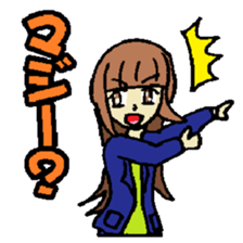 KM3 Japanese School Girls sticker #6392766