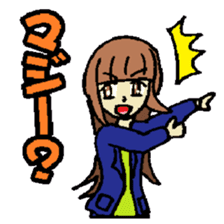 KM3 Japanese School Girls sticker #6392766